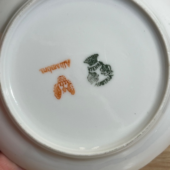 VINTAGE SET OF 6 CUPS & SAUCERS ROYAL VIENNA SUCCESSION AUSTRIA ALHAMBRA - Picture 8 of 8